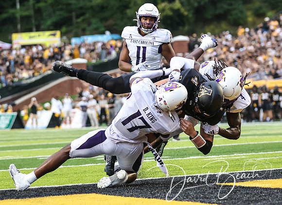 College Football: NCAA Football 2023:  East Carolina University vs Appalachian State University Sep 16