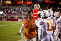 University of Texas Longhorns vs Arkansas Razorback football.