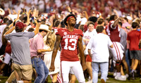 University of Texas Longhorns vs Arkansas Razorback football.