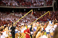 University of Texas Longhorns vs Arkansas Razorback football.